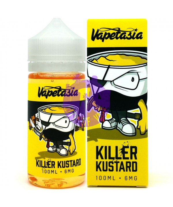 KILLER KUSTARD BY VAPETASIA E-LIQUID | 100 ML CREAMY CUSTARD FLAVOR E-JUICE