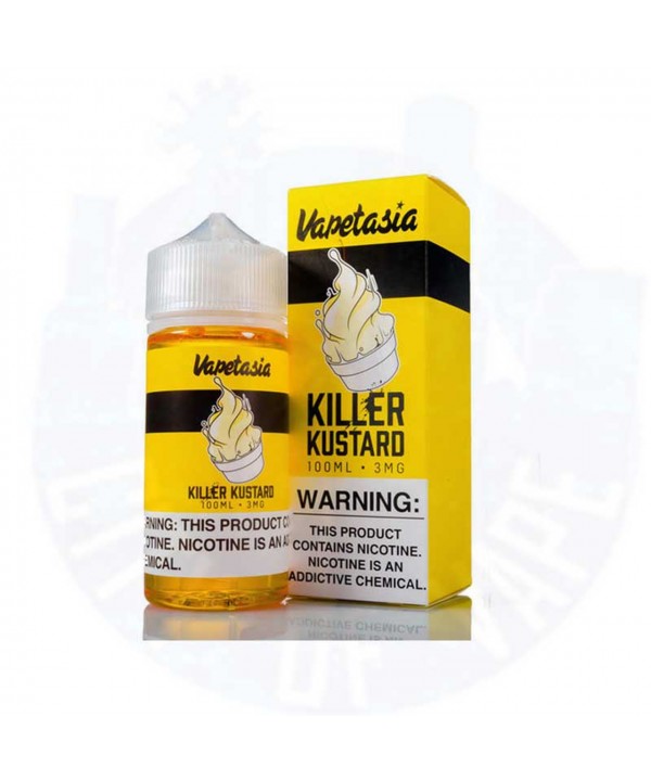 KILLER KUSTARD BY VAPETASIA E-LIQUID | 100 ML CREAMY CUSTARD FLAVOR E-JUICE