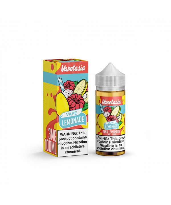 PINK LEMONADE BY VAPETASIA E-LIQUID | 100 ML SOUR LEMONADE RASPBERRY FLAVOR E-JUICE