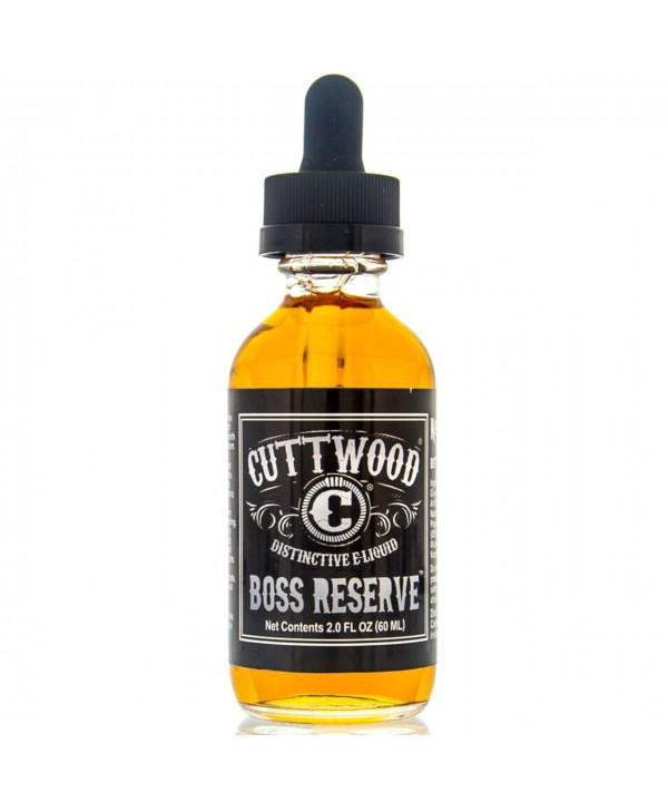 BOSS RESERVE BY CUTTWOOD | 60 ML NUTS GRAHAM CRACKER BANANA MILK FLAVOR E-LIQUID