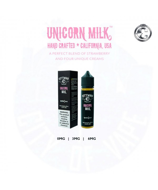 UNICORN MILK BY CUTTWOOD | 60 ML STRAWBERRY CREAM ...