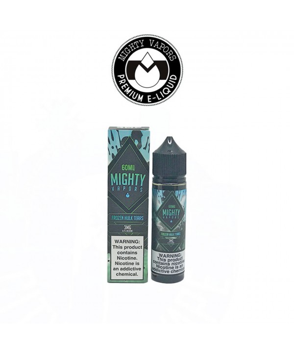 FROZEN HULK TEARS BY MIGHTY VAPORS | 60 ML SOUR WATERMELON APPLE CANDY $ BERRIES WITH MENTHOL FLAVOR E-LIQUID