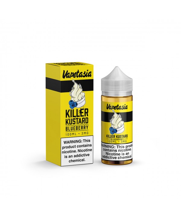 KILLER KUSTARD BLUEBERRY BY VAPETASIA E-LIQUID | 100 ML BLUEBERRIES CUSTARD FLAVOR E-JUICE