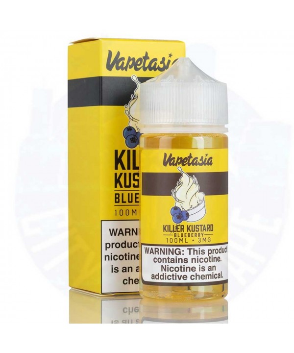 KILLER KUSTARD BLUEBERRY BY VAPETASIA E-LIQUID | 100 ML BLUEBERRIES CUSTARD FLAVOR E-JUICE