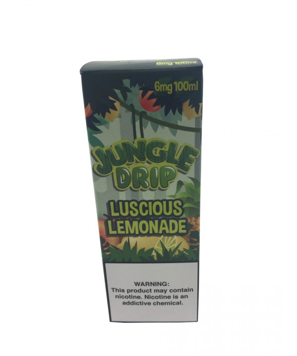 LUSCIOUS LEMONADE BY JUNGLE DRIP | 100 ML SOUR LEMON PINEAPPLE PEACH FLAVOR E-LIQUID