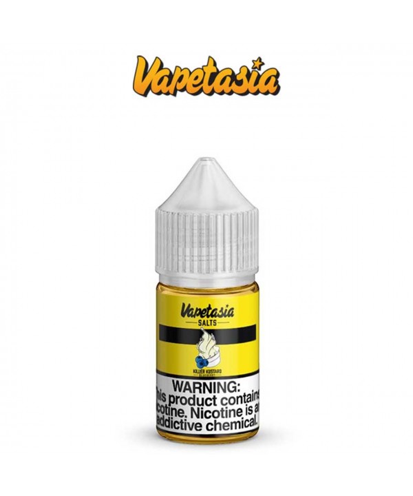 KILLER KUSTARD BLUEBERRY BY VAPETASIA SALTS | 30 ML  BLUEBERRIES CUSTARD FLAVOR SALT NICOTINE