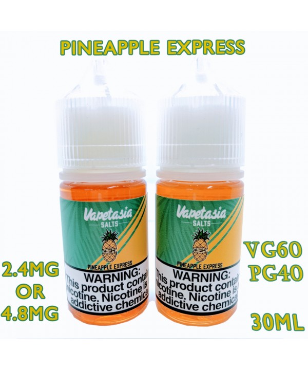 PINEAPPLE EXPRESS BY VAPETASIA SALTS | 30 ML PINEAPPLE FLAVOR SALT NICOTINE