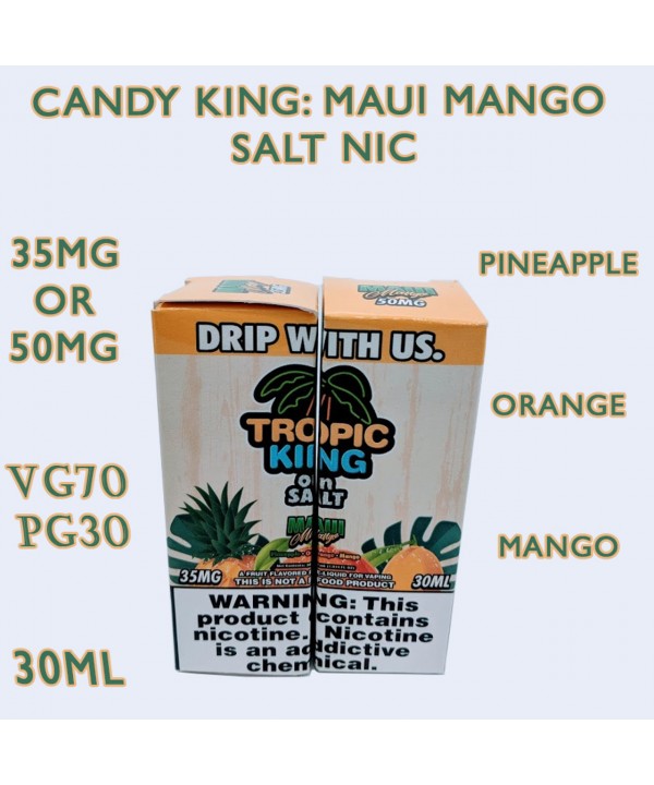 Maui Mango Salt Nic by Candy King | 30mL