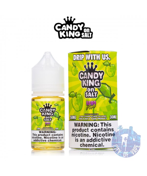 HARD APPLE BY CANDY KING ON SALT | 30 ML GREEN APP...