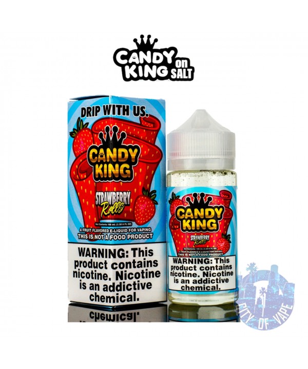 STRAWBERRY ROLLS BY CANDY KING SALTS | 30 ML