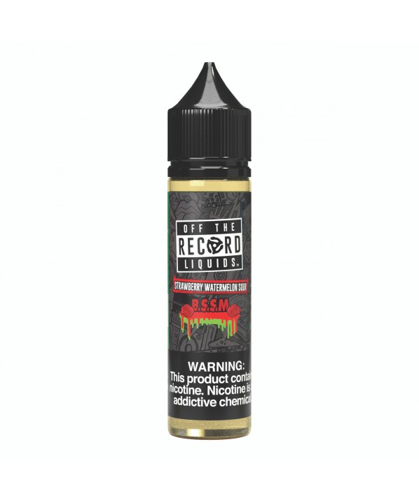 B.S.S.M. BY OFF THE RECORD LIQUIDS | 60 ML STRAWBERRY WATERMELON SOUR FLAVOR E-LIQUID