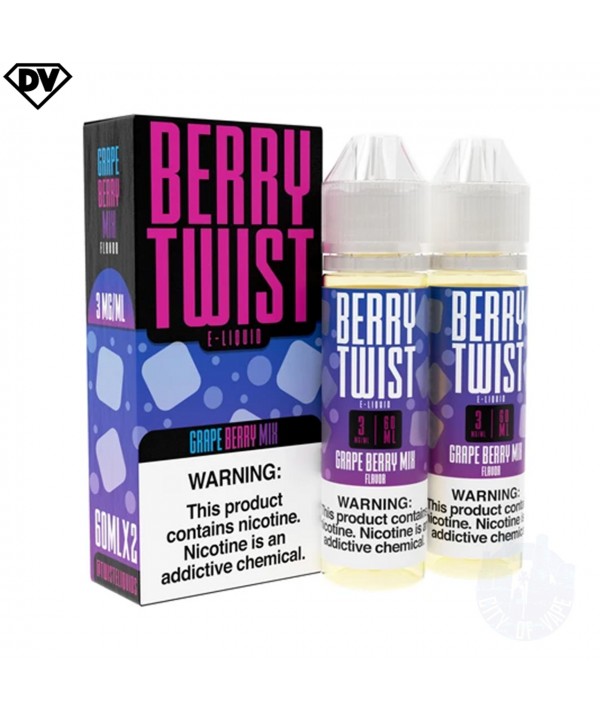 PURPLE GRAPE BY TWIST E-LIQUIDS | 60 ML X 2 | GRAP...