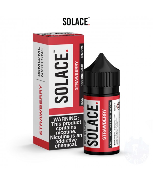 STRAWBERRY BY SOLACE VAPOR | 30 ML SALT NICOTINE