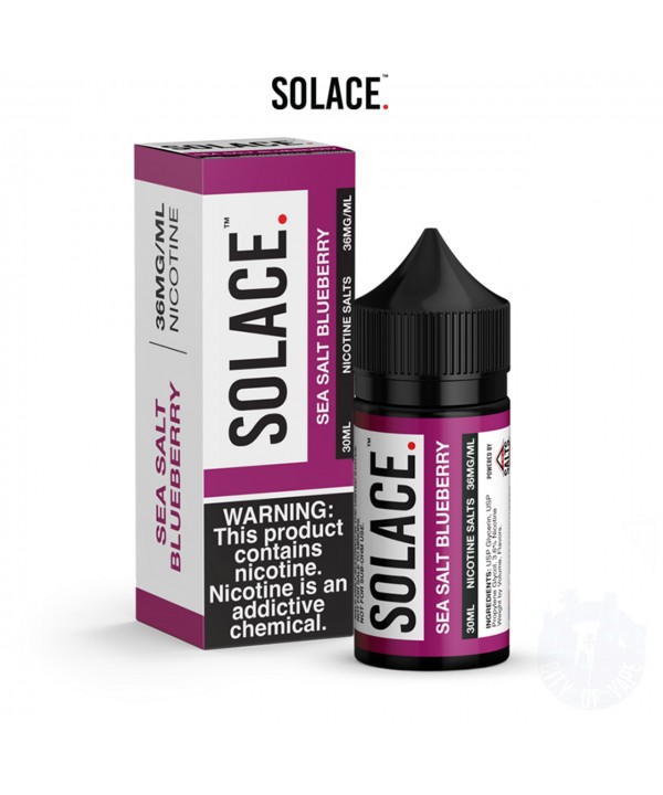 SEA SALT BLUEBERRY BY SOLACE VAPOR | 30 ML BLUEBER...