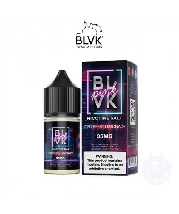 ICED BERRY LEMONADE NICOTINE SALT BY BLVK PINK | 3...