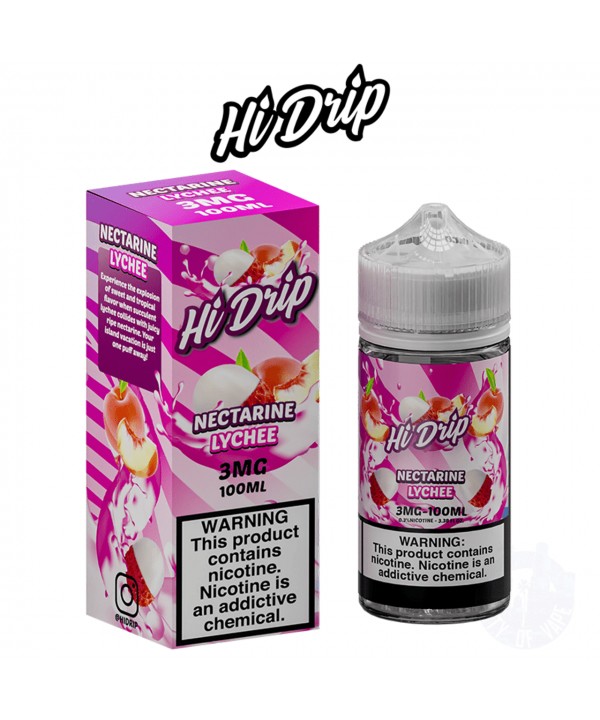 NECTARINE LYCHEE BY HI DRIP E-LIQUID | 100 ML JUIC...