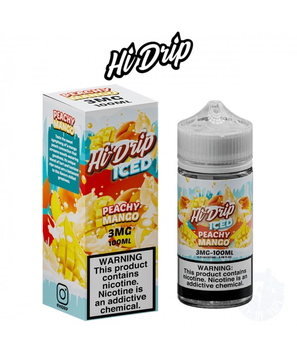 ICED PEACHY MANGO BY HI DRIP E-LIQUID | 100 ML E-J...