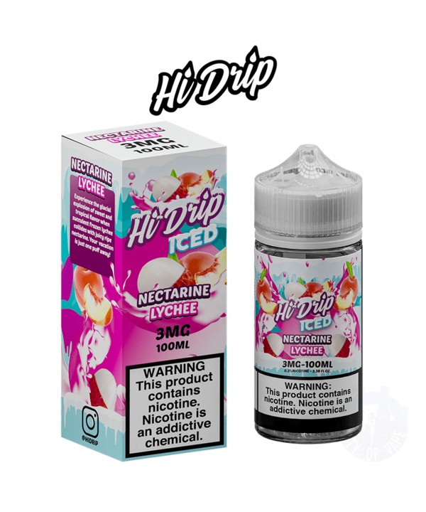 ICED NECTARINE LYCHEE BY HI DRIP E-LIQUID | 100 ML...